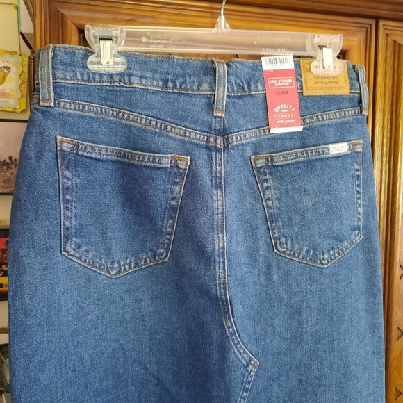 Levi Strauss Signature Women's Maxi Denim Skirt - Size 6/W28, NWT! - Picture 9 of 16